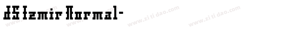 DS Izmir Normal字体转换